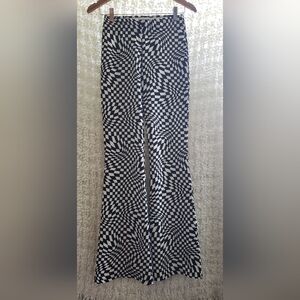 Garage women's psychedelic high waisted flare leggings pants xs